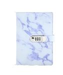 EARTHCONE Notebook With Number Combination Lock Diary Marble Password Diaries Book Journal Lockable Diary Personal Notepad Diary Book (1pcs)