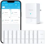 GoveeLife Smart Water Leak Sensor 4 Pack Bundle with Water Leak Detectors 5 Pack, Wireless Detector with 1312 ft Transmission for Basement, Kitchen, Bathroom