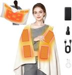 Cordless Heated Blanket with Hood, 