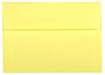 Canary Yellow Pastel 50 Boxed A7 (5-1/4 x 7-1/4) Envelopes for 5 X 7 Invitations Announcements Showers Confirmation from The Envelope Gallery