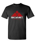 The Goozler Skynet Artificial Intelligence Cyborg Movie - Mens Cotton T-Shirt, 3XL, Black