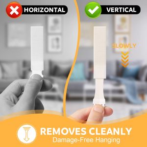 Sinnsally Large Picture Hanging Strips – Heavy Duty Adhesive Mounting