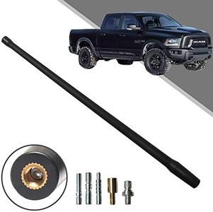 Beneges 13 Inch Flexible Rubber Replacement Antenna Compatible with 1994-2019 Dodge Ram 1500 Trunk, Optimized FM/AM Reception.