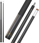 Cue-King Ultra Pool Cue 2 Piece 58” 20oz with 13mm Premium Tip and Handle Grip, Pool Cue Stick, Professional Pool Cue, Graphite Composite