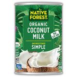 Native Forest Simple Organic Unsweetened Coconut Milk, 13.5 Fluid Ounce (Pack of 12)