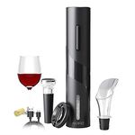 AIKARO Electric Wine Bottle Opener Automatic Electronic Corkscrew, Rechargeable (Set)