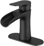 VOTON Black Bathroom Faucets Single