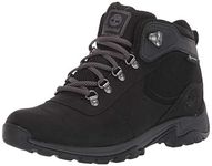 Timberland womens Mt. Maddsen Mid Leather Waterproof Hiker Hiking Boot, Black Nubuck, 8 US