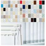 Parker & Hartley Complete Vertical Blind Set 89mm (3.5 inch) - Made to Measure Vertical Blinds Slats including Fabric, Headrail, Hangers, Brackets, Weight & Chain - Plenty of Colors & Designs