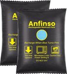 Anfinso Rechargeable Car Dehumidifier, 2 X 300g, Cars Moisture Absorbers