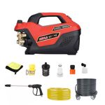 STARQ AWP2.8 | 350 Bar 2800W | Heavy Duty High Pressure Washer for Car, Bike, Home | Pressure Adjustable | Red