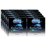 Durex Extra Time Condoms for Men - 3 Count (Pack of 10) |Performa Lubricant for Long Lasting Climax Delay|Suitable for use with lubes & toys