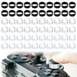 60pcs Silicone Joystick Protector, Elastic Joystick Protective Ring Compatible with Steam Deck PS5 PS4 Xbox Switch Invisible Joystick Protector Game Controller Accessories(3 Colors)