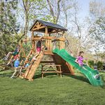 Backyard Discovery Endeavor II All Cedar Wooden Swing Set
