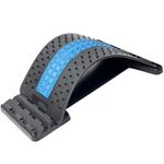 Back Stretcher for Back Pain Relief and Relaxation, Adjustable Portable Lumbar Traction Support