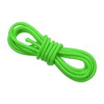 PATIKIL Archery D Loop Rope 3.3 FT, Bow String Release Nock Wire Nocking Loop Buckle Ring for Compound Bowstring, Bright Green