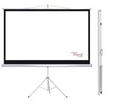 ELCOR lite Series Tripod/Portable Projector Screen 100-Inch Diagonal in 4:03 Format, 5 ft.Height x 7 ft. Width 1080P Full HD 4k Technology