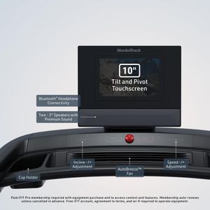 NordicTrack Commercial 1250 Treadmill – Folding, Interactive Display
