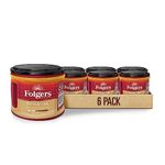 Folgers Blond Silk Light Roast, Ground Coffee, 641g Canisters (Pack of 6)
