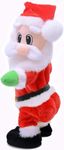 PREMZO Animated Santa Claus Dancing Twerking Singing Hip Twisted Christmas Decoration Ornament Xmas For Home Living Room Gift