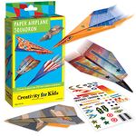 Creativity For Kids F901994 West Design Junior Selection Paper Airplane Squadron Mini Kit, Multi-Color