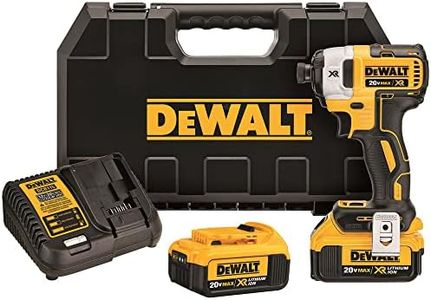 DEWALT DCF887M2 20V MAX XR Li-Ion 4.0 Ah Brushless 0.25" 3-Speed Impact Driver Kit