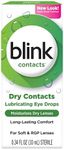 Blink Contacts Lubricant Eye Drops, 0.34 oz (Pack of 4)