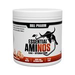 BULLPHARM ESSENTIAL AMINOS | HYDRATION | Vegan BCAA,L-Leucine,L-Iso Leucine,L-Valine,Coconut Water Powder | Lean Muscle Building I Recovery I FSSAI Approved (Refreshing Cola)