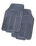 XtremeAuto™ Front Universal Rubber Car Van Floor Foot Well Mats - Non-slip Backing