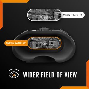 Nightfox Swift 2 Pro Night Vision Goggles – 1080p, Helmet Mount, 940nm IR