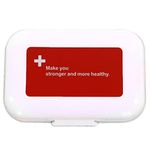 Glive's Travel Medicine Tablet Holder Storage Case Box Pill Case Pill Organizer (2, 8 Slots Box)