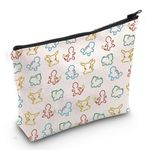 JXGZSO 90s Anime Makeup Bag Retro Cartoon Cosmetic Bag Anime Lover Gift (Anime Bag CA)