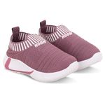 Hooh Kids Unisex Sneakers Cum Shoes for Baby Boys and Girls for Age 12 Months to 5 Years (Onion, UK Footwear Size System, Toddler, Age Range, Medium, 12 Months, 18 Months)