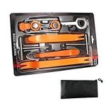 Auto Door Dash Panel Audio Trim Molding Install Removal Tool Kit with FREE Tool Bag 13 Pack, No-Scratch Car Body Radio Interior Upholstery Repair Pry Bar Set, VIWIEU Auto Stereo Modification Tools