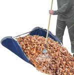 Leaf Collector- Garden Tool，Collapsible Reusable yard waste collector，Heavy duty tote，Foldable Dustpan