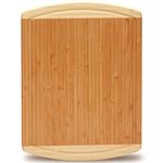 Greener Chef Bamboo Cutting Board - Lifetime Replacement Cutting Boards for Kitchen - Organic Wood Butcher Block and Wooden Carving Board for Meat and Chopping Vegetables - Medium