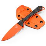 Benchmade - Altitude 15201OR Hunting Knife with Black Carbon Fiber Handle (15201OR)