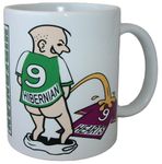 Wee On Funny Football Team Shirt Fan Rivalry Tea Coffee Mug (Hibernian (weeing on Hearts))