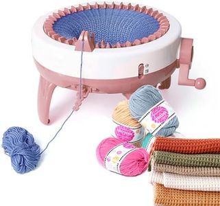 awagas Knitting Machine, 40 Needle Hand Knitting Machine, Smart Weaving Loom Board Rotating Knitting Machine, Knit Loom Machine Kit for Adults/Kids DIY Knit Hats Scarves Gloves