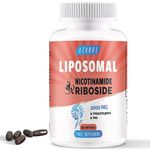 Liposomal Nicotinamide Riboside 2000mg with TMG and Pterostilbene | More Efficient Than Precursors, Boost NAD+ (60 Count (Pack of 1))