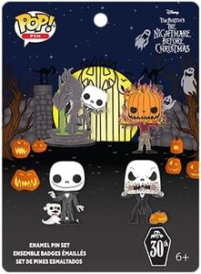 Loungefly Funko Pop! The Nightmare Before Christmas - This is Halloween, Jack Skellington 4-Piece Pin Set