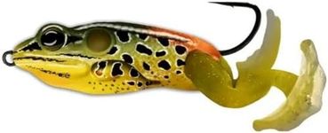 LiveTarget The Ultimate Frog Stride Bait Fishing Lure 2'', 34 Oz, EmeraldRd