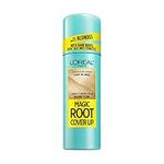 L'Oreal Paris Magic Root Cover Up Temporary for Blonde with Dark Roots Hair Color, Light Blonde, Instant Root Concealer Spray, Hair Dye, 57g