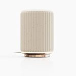 GOODMELTS Halo Electric Scented Wax Warmer | Scents 600Sq.Ft Space | Auto-Off Timer | Handmade Ceramic Body | 3-Ambient Light Settings | Safe, Smoke-Free, Natural Fragrance (Speckled White)