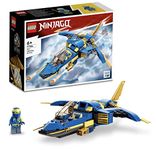 LEGO NINJAGO Jay's Lightning Jet EVO 71784 Building Toy Set (146 Pcs),Multicolor