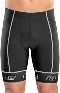 SLS3 Triathlon Shorts Mens - Padded Tri Shorts Mens Triathlon Shorts - 2 Pocket FX Triathalon Shorts, Medium Compression