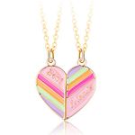 Embolden Jewelry Friend Heart Necklace Golds