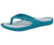 New Ladies Eva Toe Post Flip Flop Womens Pool Beach Slipper Water Proof Shoes (UK 5, Turquoise)