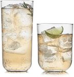 Libbey Polaris Tumbler and Rocks Gl