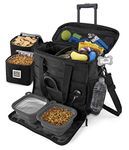 Mobile Dog Gear Rolling Week Away Bag Black